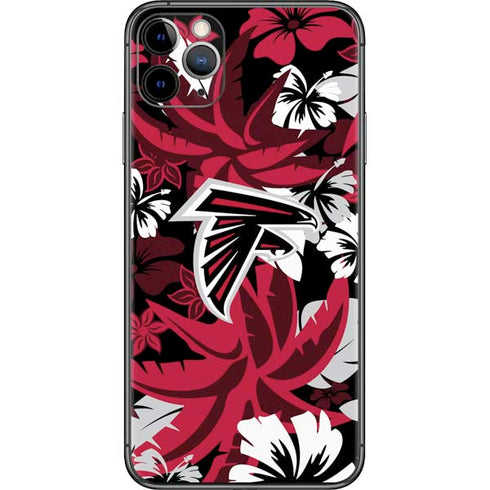 NFL Atlanta Falcons Tropical Print iPhone 11 Pro Max Skin