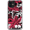 NFL Atlanta Falcons Tropical Print iPhone 12 Clear Case