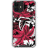 NFL Atlanta Falcons Tropical Print iPhone 12 Clear Case