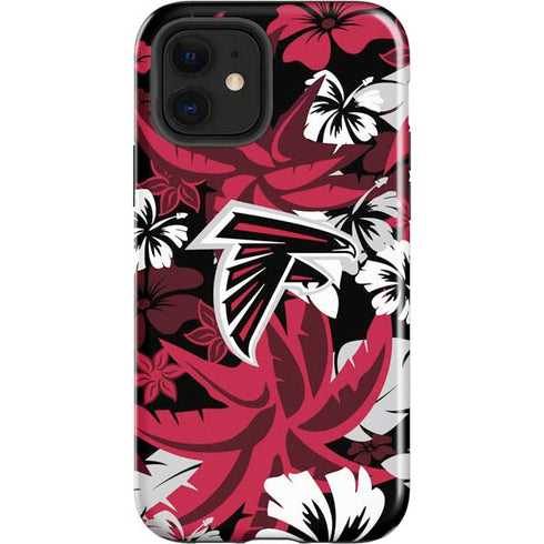 NFL Atlanta Falcons Tropical Print iPhone 12 Impact Case