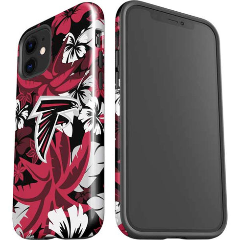 NFL Atlanta Falcons Tropical Print iPhone 12 Impact Case