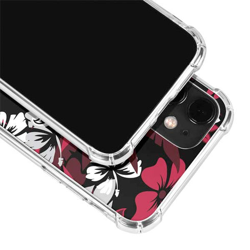 NFL Atlanta Falcons Tropical Print iPhone 12 Mini Clear Case