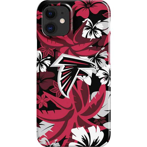 NFL Atlanta Falcons Tropical Print iPhone 12 Mini Lite Case