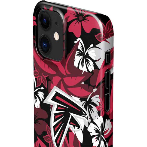 NFL Atlanta Falcons Tropical Print iPhone 12 Mini Lite Case
