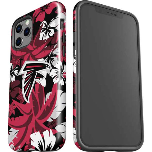 NFL Atlanta Falcons Tropical Print iPhone 12 Pro Impact Case