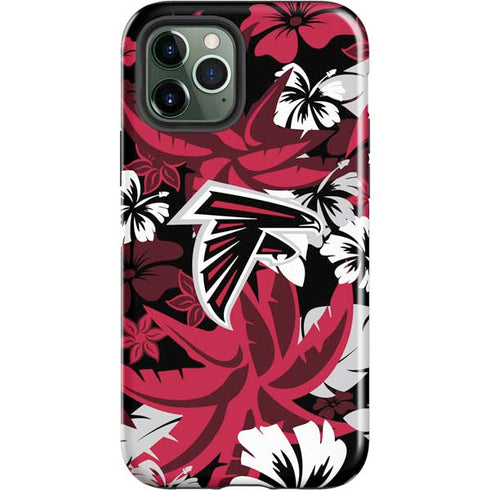 NFL Atlanta Falcons Tropical Print iPhone 12 Pro Max Impact Case