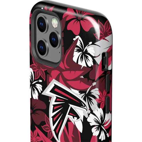 NFL Atlanta Falcons Tropical Print iPhone 12 Pro Max Impact Case