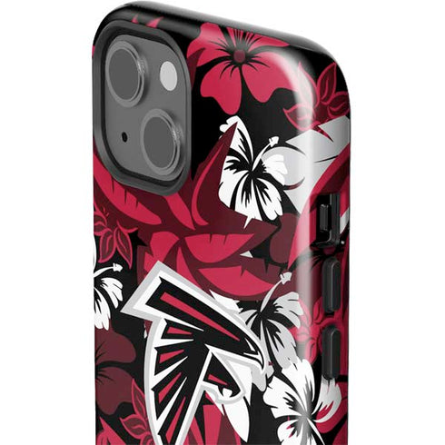 NFL Atlanta Falcons Tropical Print iPhone 13 Impact Case