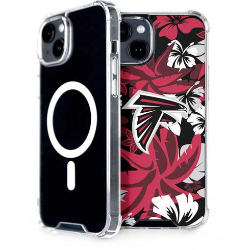 NFL Atlanta Falcons Tropical Print iPhone 13 MagSafe Case