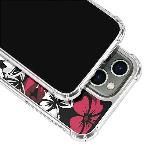 NFL Atlanta Falcons Tropical Print iPhone 13 Pro Clear Case