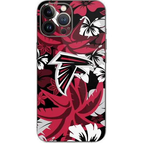 NFL Atlanta Falcons Tropical Print iPhone 13 Pro Max Skin