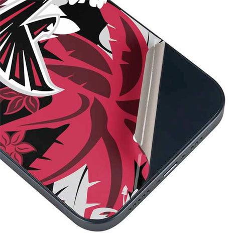 NFL Atlanta Falcons Tropical Print iPhone 15 Plus Skin