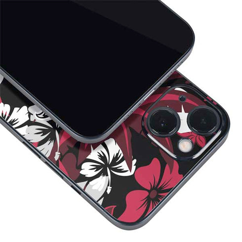 NFL Atlanta Falcons Tropical Print iPhone 15 Plus Skin