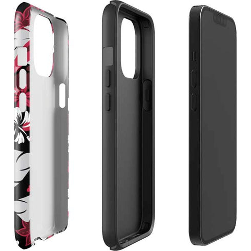NFL Atlanta Falcons Tropical Print iPhone 15 Pro Max Impact Case