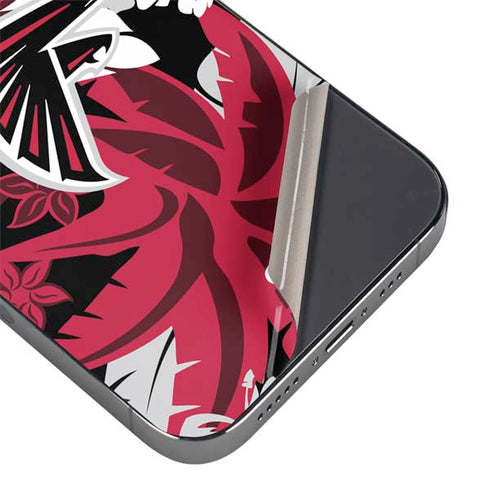NFL Atlanta Falcons Tropical Print iPhone 14 Pro Max Skin