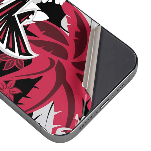 NFL Atlanta Falcons Tropical Print iPhone 14 Pro Skin