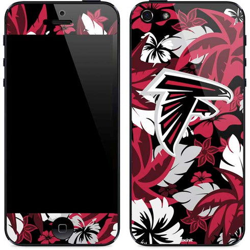 NFL Atlanta Falcons Tropical Print iPhone 5/5s/5SE Skin