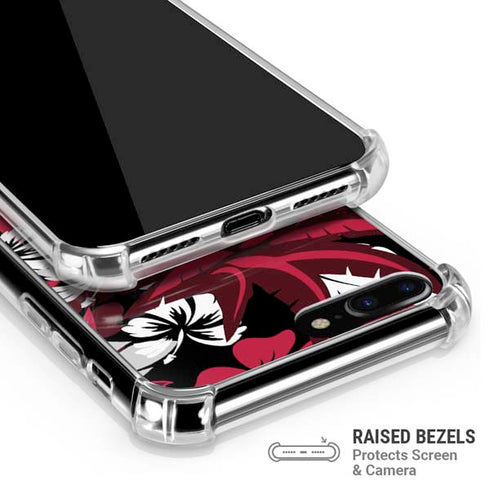 NFL Atlanta Falcons Tropical Print iPhone 7/8 Plus Clear Case