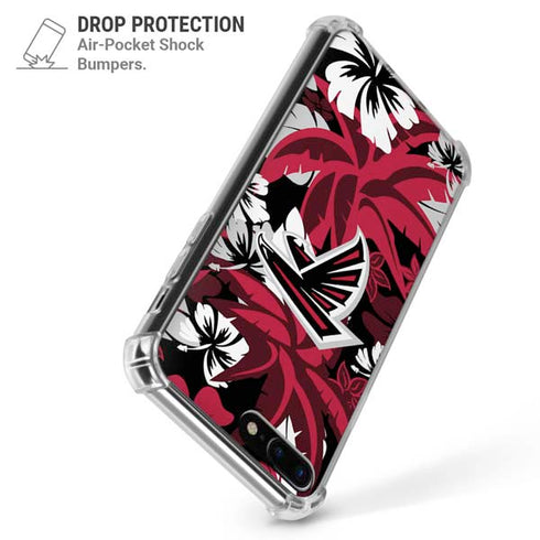 NFL Atlanta Falcons Tropical Print iPhone 7/8 Plus Clear Case
