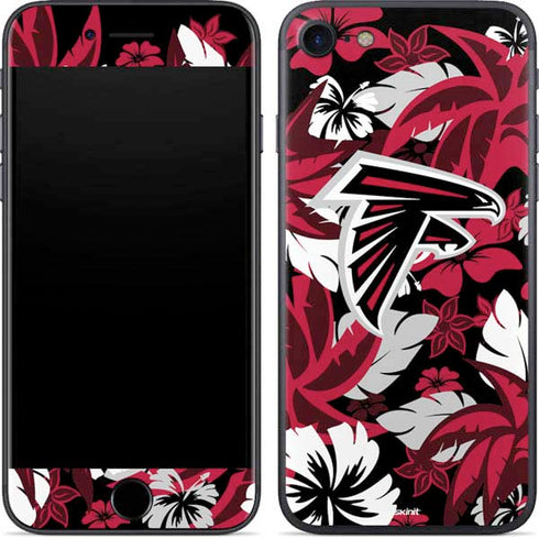 NFL Atlanta Falcons Tropical Print iPhone 7 Skin