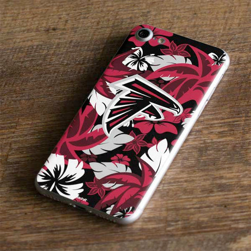 NFL Atlanta Falcons Tropical Print iPhone 7 Skin