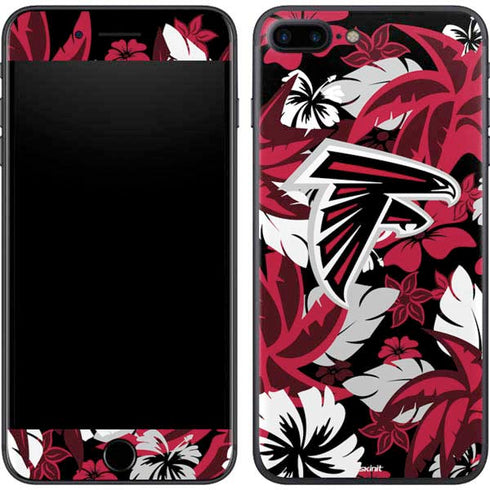 NFL Atlanta Falcons Tropical Print iPhone 8 Plus Skin