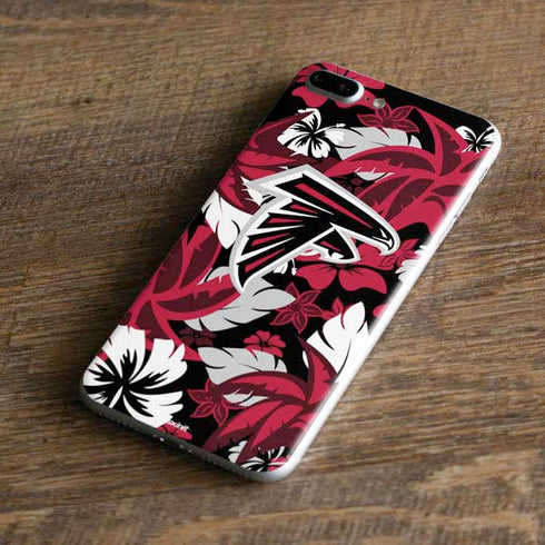 NFL Atlanta Falcons Tropical Print iPhone 8 Plus Skin