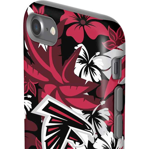 NFL Atlanta Falcons Tropical Print iPhone SE (2nd & 3rd Gen) Pro Case