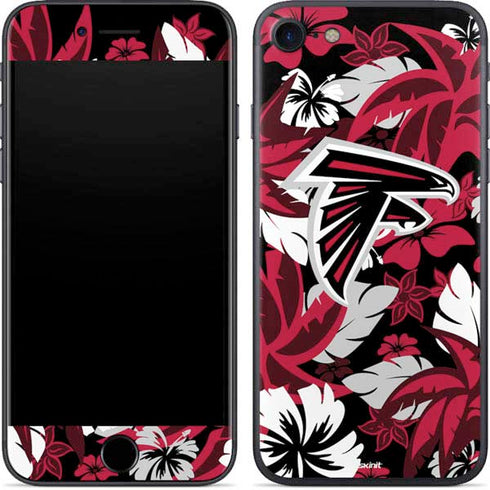 NFL Atlanta Falcons Tropical Print iPhone SE (2nd & 3rd Gen) Skin