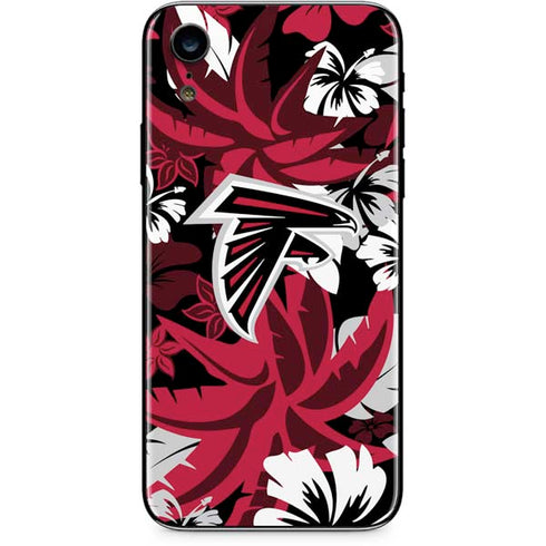 NFL Atlanta Falcons Tropical Print iPhone XR Skin