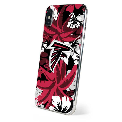 NFL Atlanta Falcons Tropical Print iPhone XS Max Skin