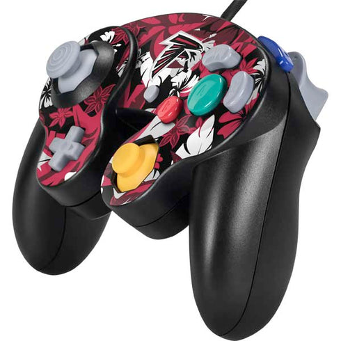 NFL Atlanta Falcons Tropical Print Nintendo GameCube Controller Skin