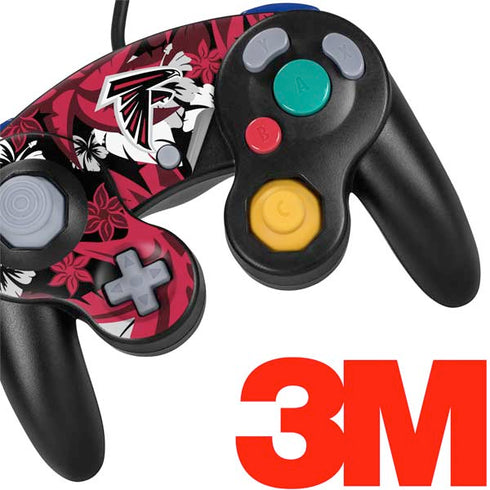 NFL Atlanta Falcons Tropical Print Nintendo GameCube Controller Skin