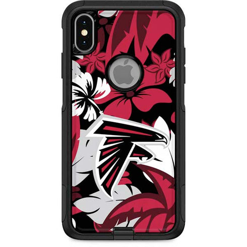 NFL Atlanta Falcons Tropical Print Otterbox Commuter iPhone Skin