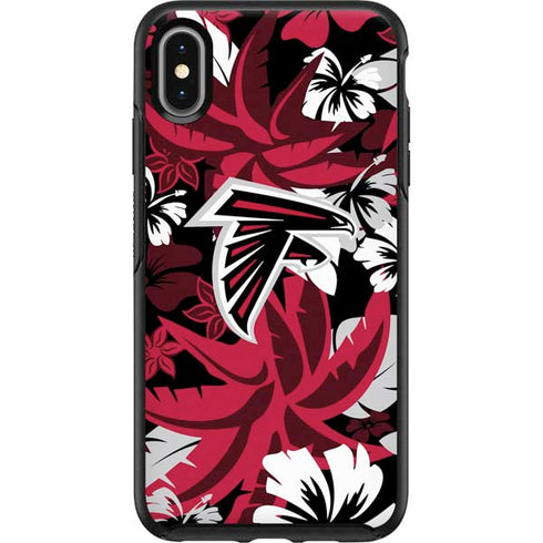 NFL Atlanta Falcons Tropical Print Otterbox Symmetry iPhone Skin