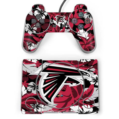 NFL Atlanta Falcons Tropical Print PlayStation Classic Bundle Skin