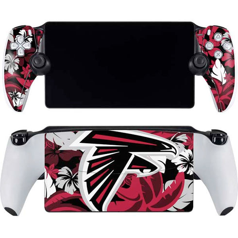 NFL Atlanta Falcons Tropical Print PlayStation Portal Remote Player Skin