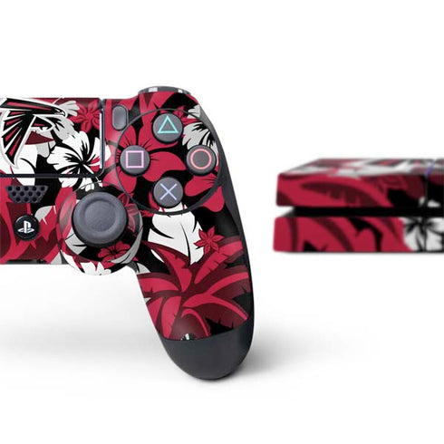 NFL Atlanta Falcons Tropical Print PS4 Console and Controller Bundle Skin