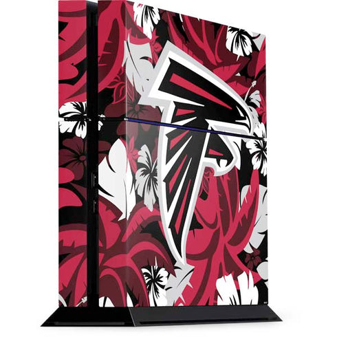 NFL Atlanta Falcons Tropical Print PS4 Console Skin