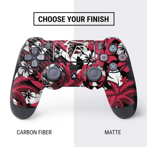 NFL Atlanta Falcons Tropical Print PS4 Controller Skin