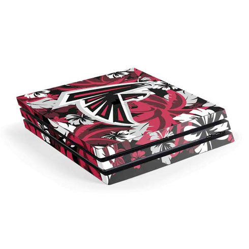 NFL Atlanta Falcons Tropical Print PS4 Pro Console Skin