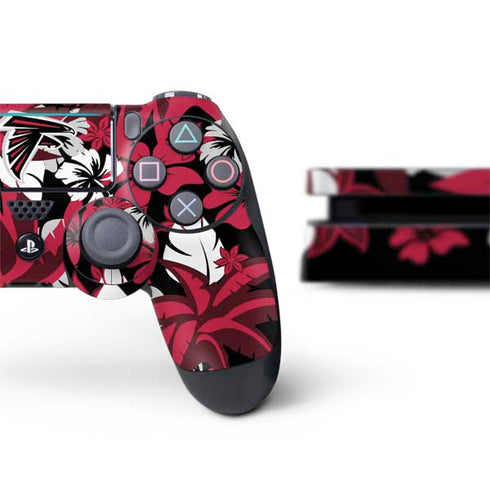 NFL Atlanta Falcons Tropical Print PS4 Slim Bundle Skin