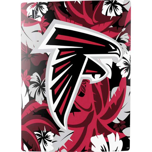 NFL Atlanta Falcons Tropical Print PS5 Digital Edition Console Skin
