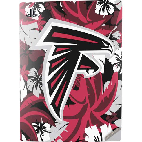 NFL Atlanta Falcons Tropical Print PS5 Digital Edition Console Skin