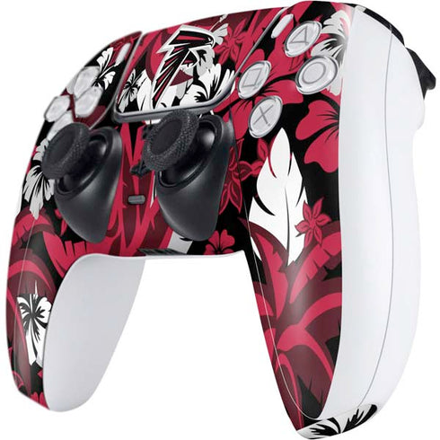 NFL Atlanta Falcons Tropical Print PS5 Controller Skin