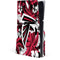 NFL Atlanta Falcons Tropical Print PS5 Slim Disk Console Skin