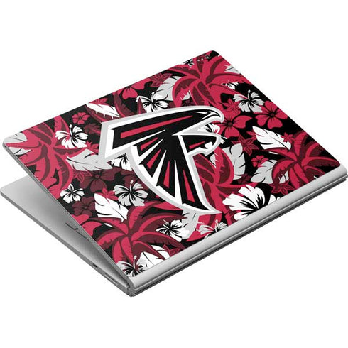NFL Atlanta Falcons Tropical Print Surface Book Skin
