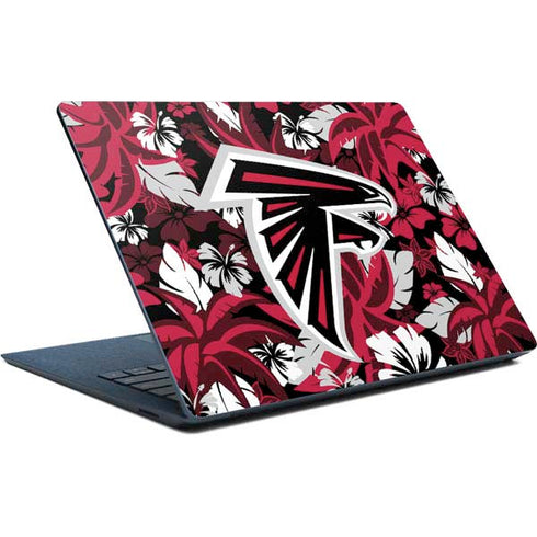 NFL Atlanta Falcons Tropical Print Surface Laptop Skin