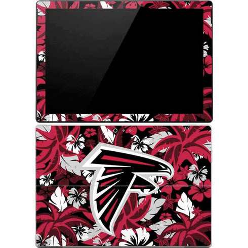 NFL Atlanta Falcons Tropical Print Surface Pro 4 Skin