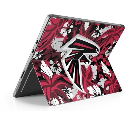 NFL Atlanta Falcons Tropical Print Surface Pro 9 Skin